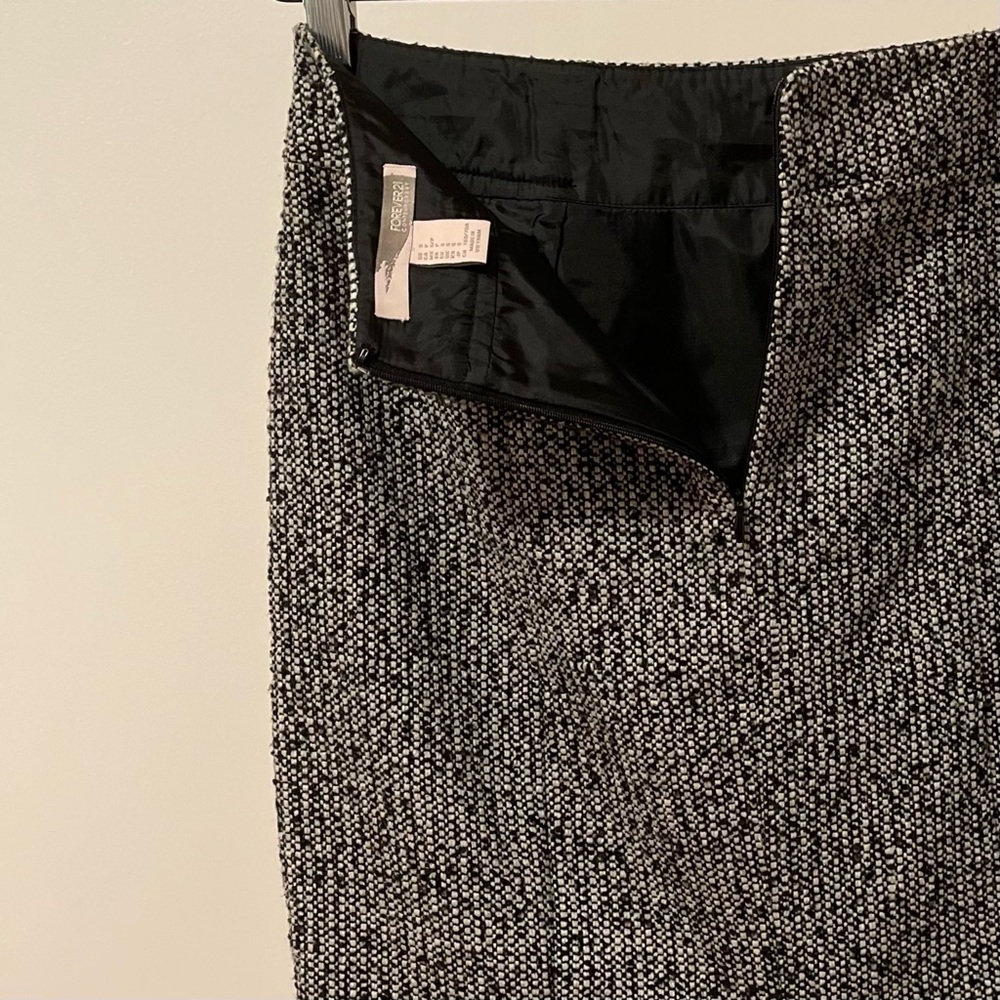 Forever 21 Tweed Lined Pencil Skirt - Picture 3 of 6